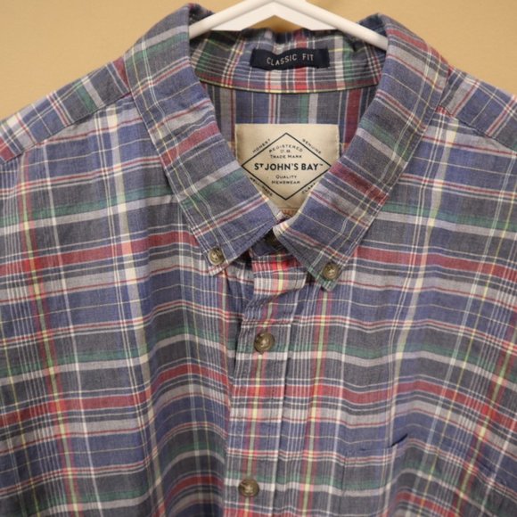 St Johns Bay Button Down Shirts Bundle of 2 - Picture 5 of 6